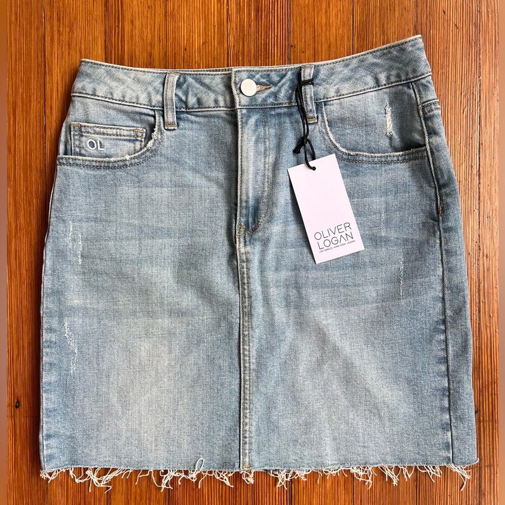 Oliver Logan Jean Skirt - Size 27 - NWT